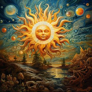 Столп личности 丙午 Огонь Ян на Лошади в БаЦзы - палящее солнце